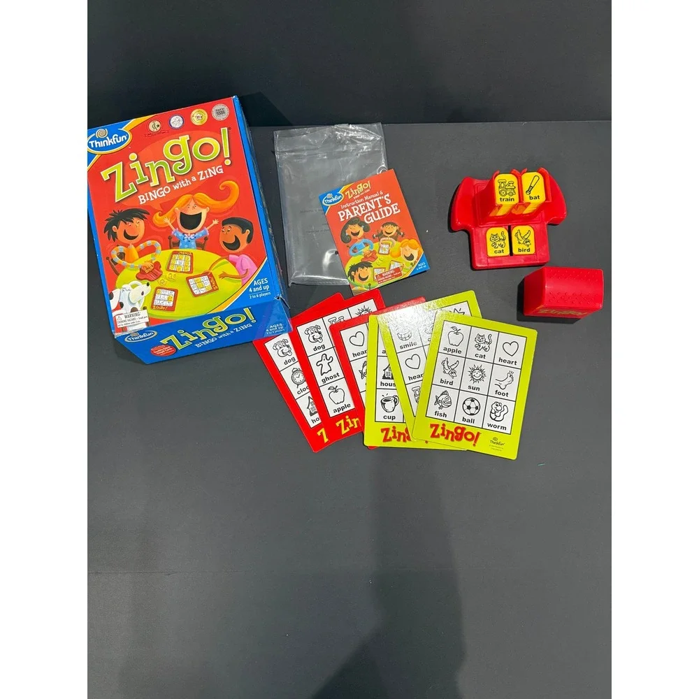 ThinkFun Zingo! Bingo with a Zing – Complete Game‎ – Excellent Condition